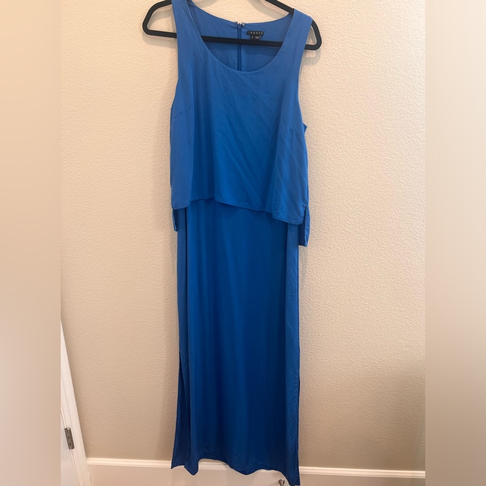 Theory silk maxi dress Size Large
